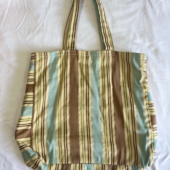 Tropical Palm Print Tote Bag - Picture 2 of 2